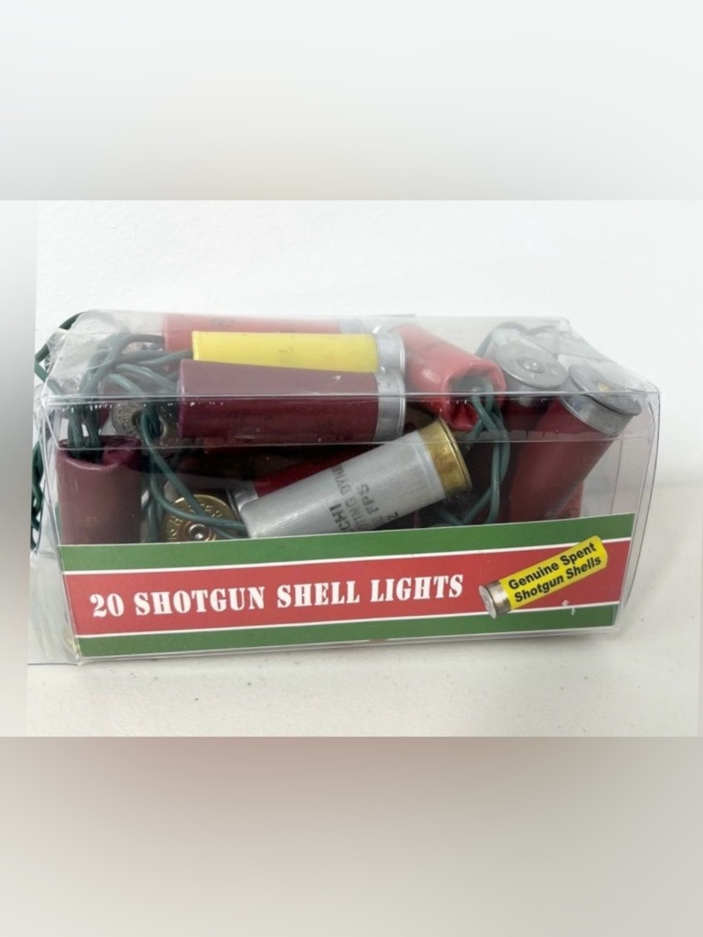 NIB Hobby Lobby 20 Shotgun Shells String Lights Genuine Spent Shotgun Shells